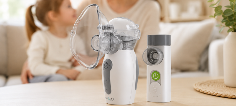 EVOLU nano Air tylūs inhaliatoriai – patogiam naudojimui namuose