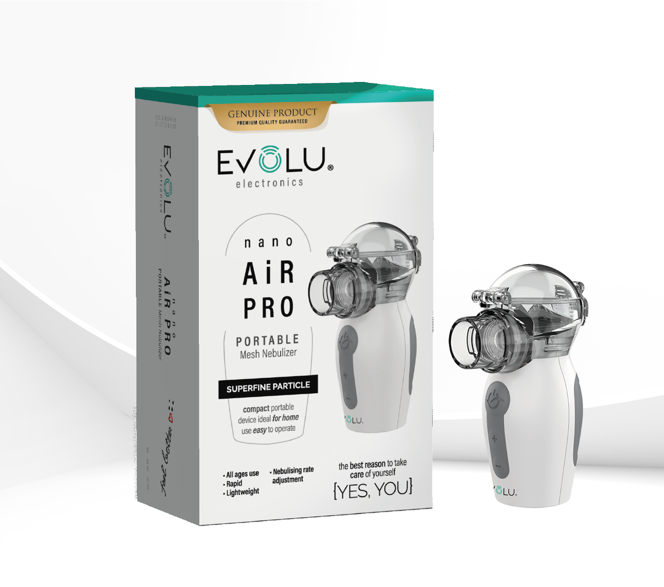 Inhaliatorius NANO AIR PRO – evolu.lt